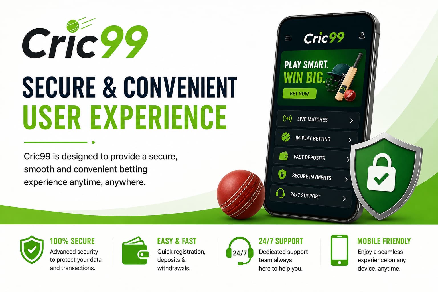 Cric99 Secure and convenient