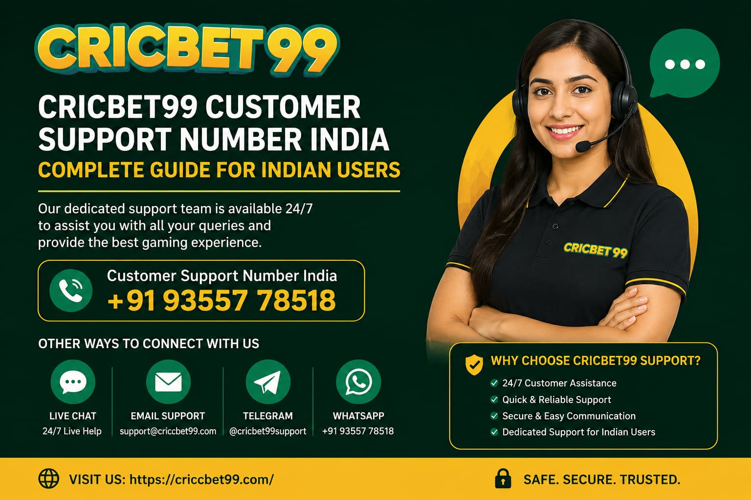 Cricbet99 Customer Support Number India Complete Guide for Users