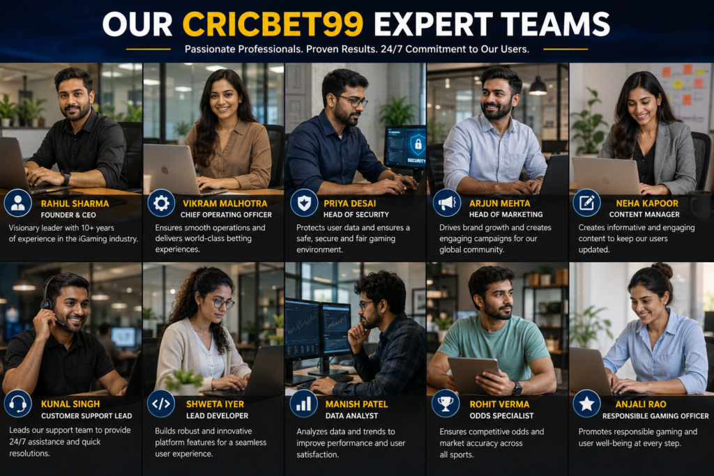 Cricbet99 Expert Teams