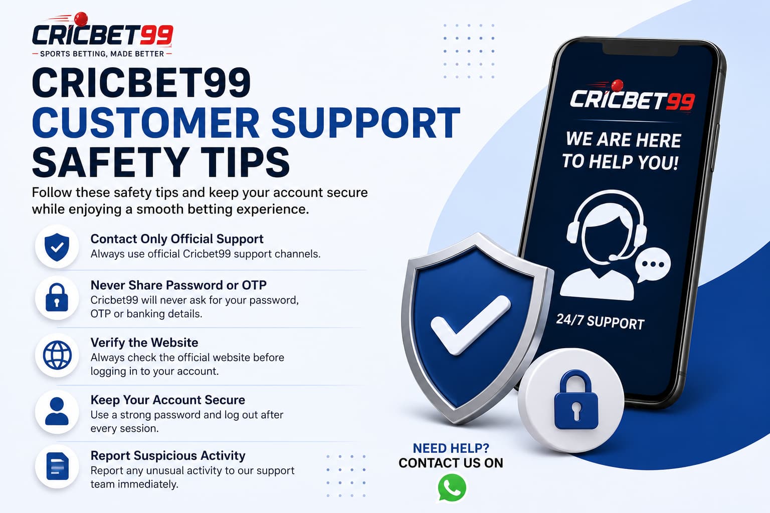 cricbet99 customer support