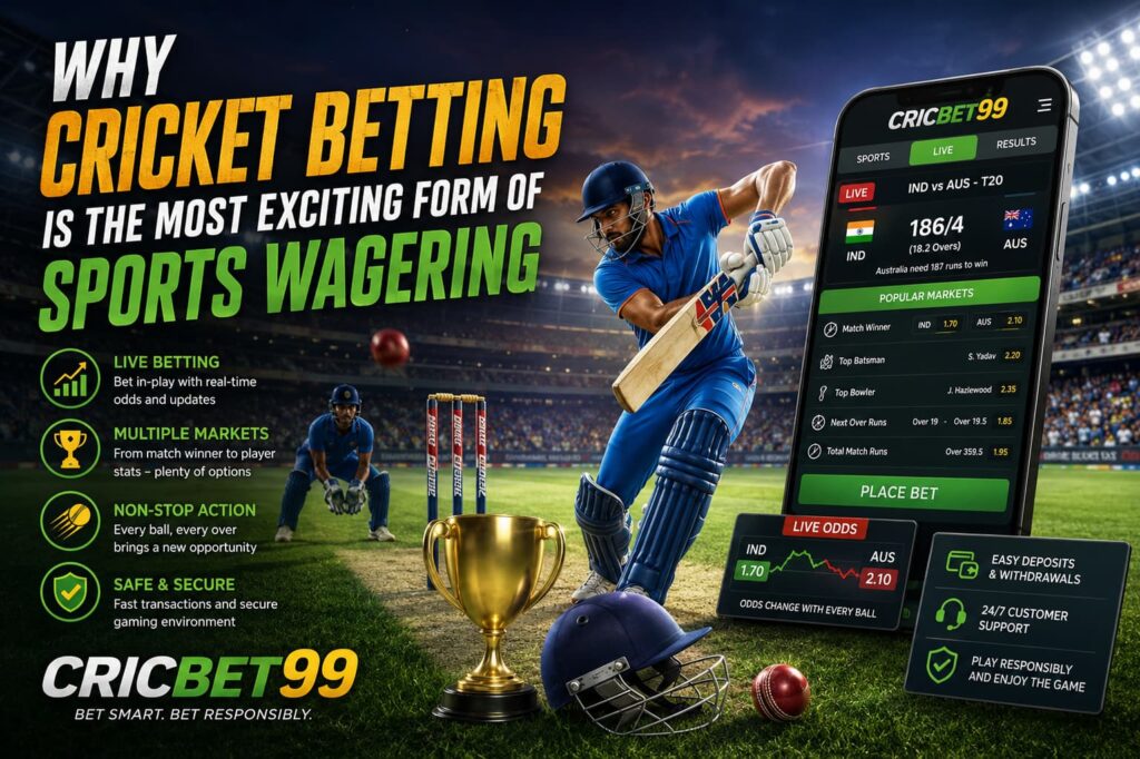 Cricbet99 Sports Wagering