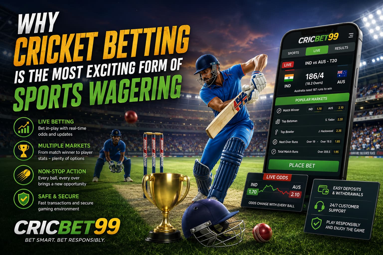 Cricbet99 Sports Wagering