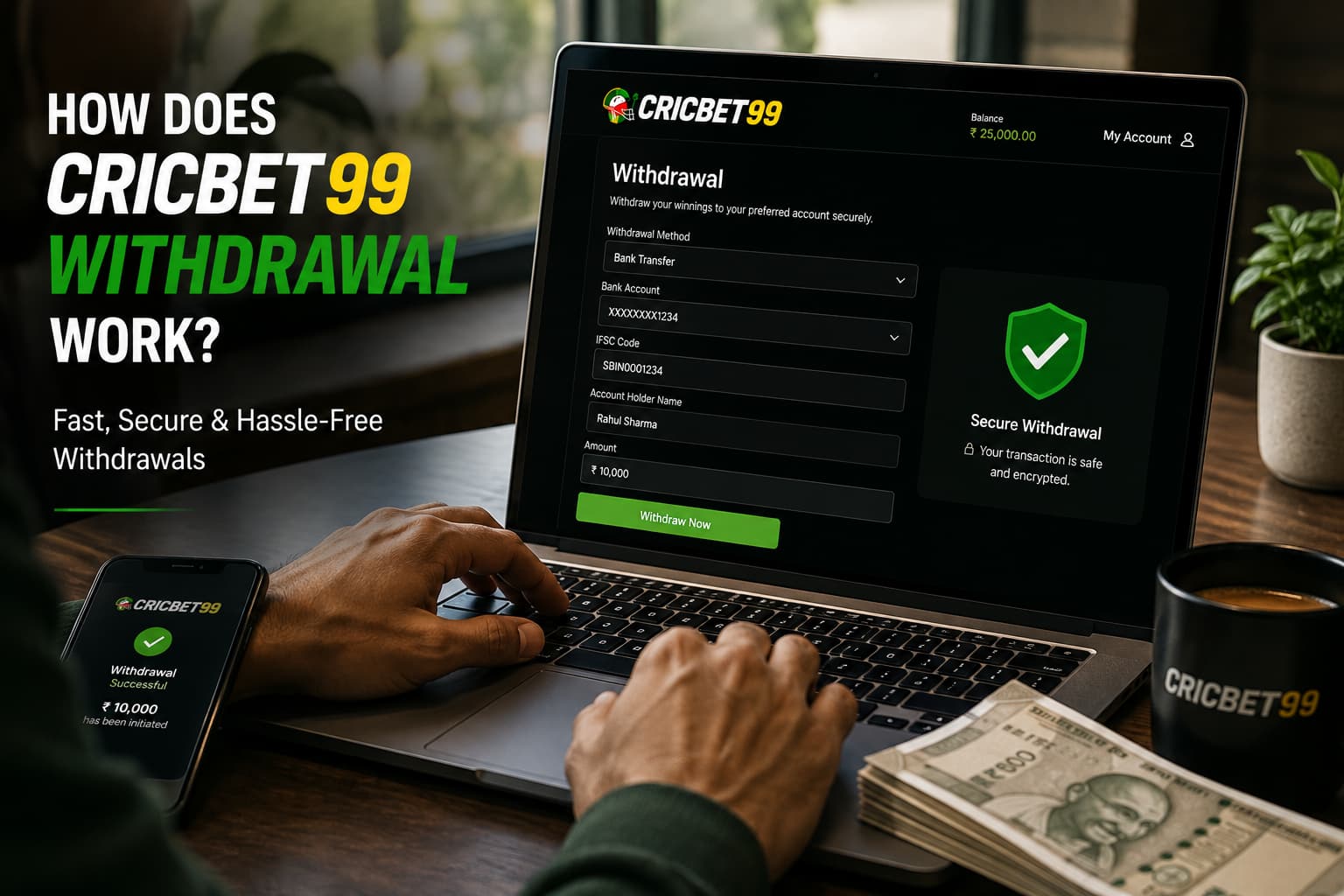 How Does Cricbet99 Withdrawal Work