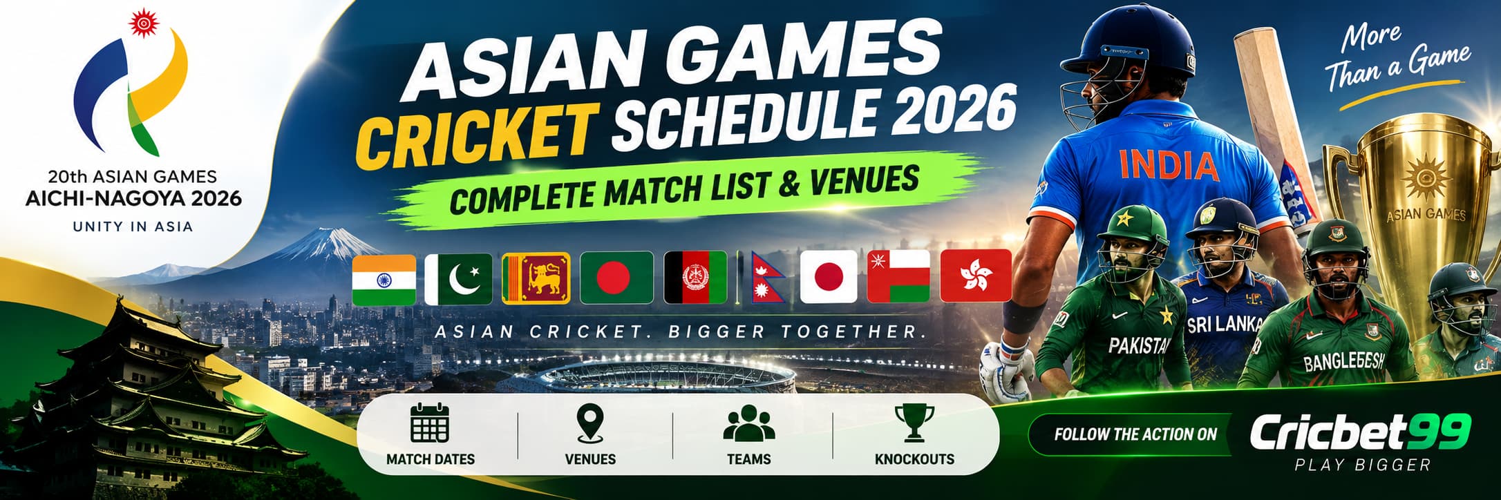 Asian Games Cricket Schedule 2026 Complete Match List