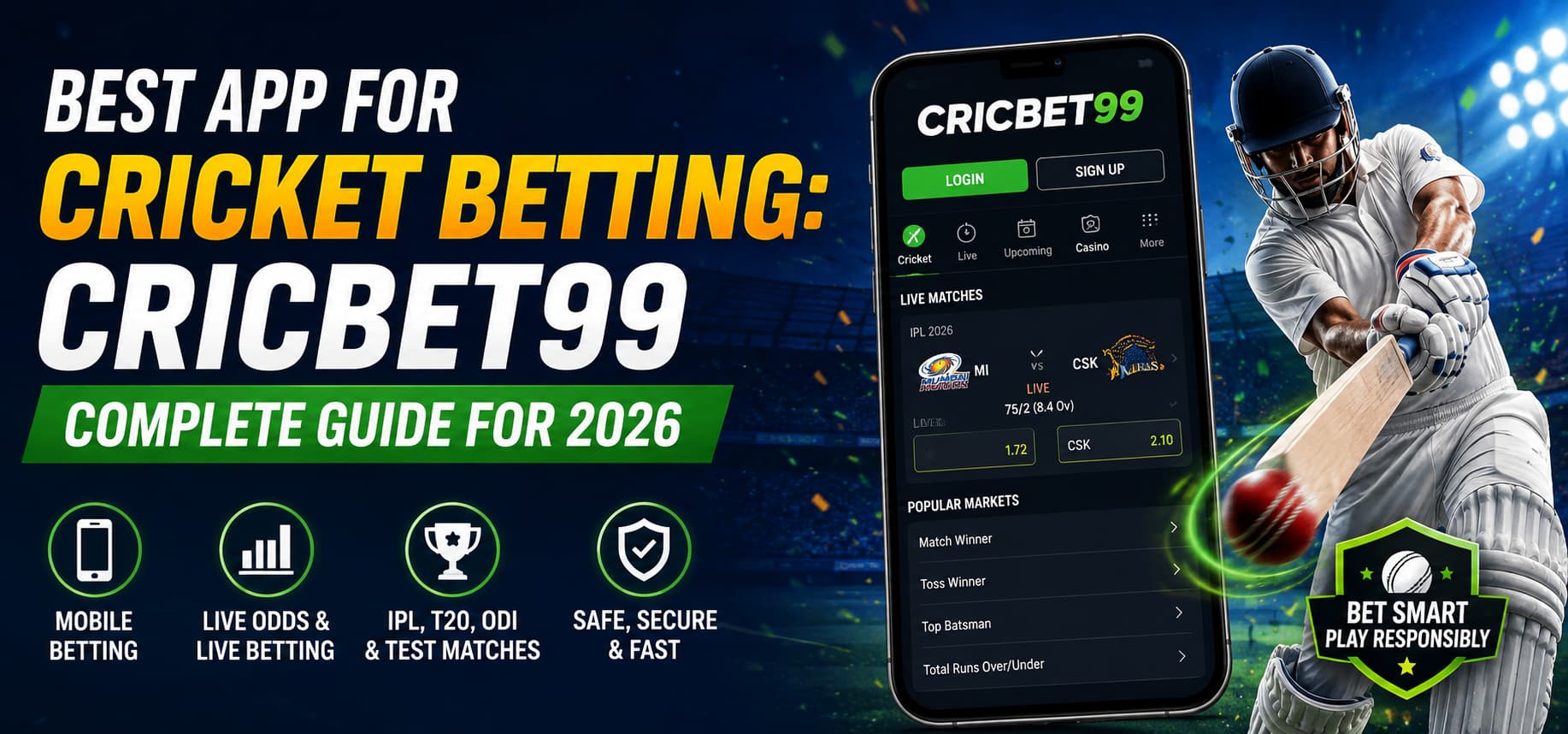 Best App for Cricket Betting Cricbet99 Complete Guide for 2026