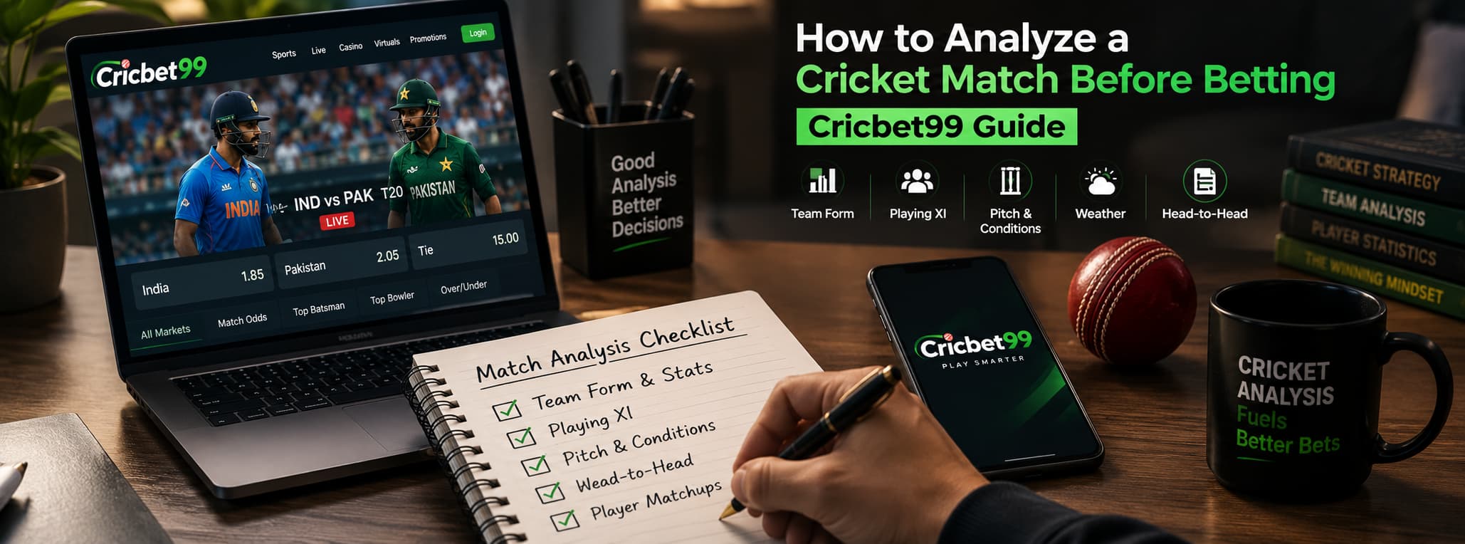 How to Analyse a Cricket Match Before Betting Cricbet 99 Guide