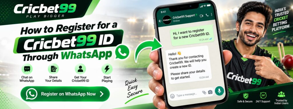 How to Register for a Cricbet99 ID Through WhatsApp