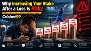 Cricket Betting Risk Awareness Graphic